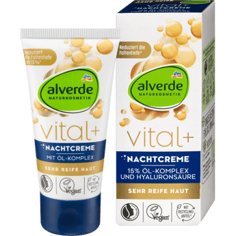 Nachtcreme Vital +, 50 ml Balea, alverde NATURKOSMETIK, Nachtcreme, Vital, by alverde NATURKOSMETIK – Available at VivaVoss