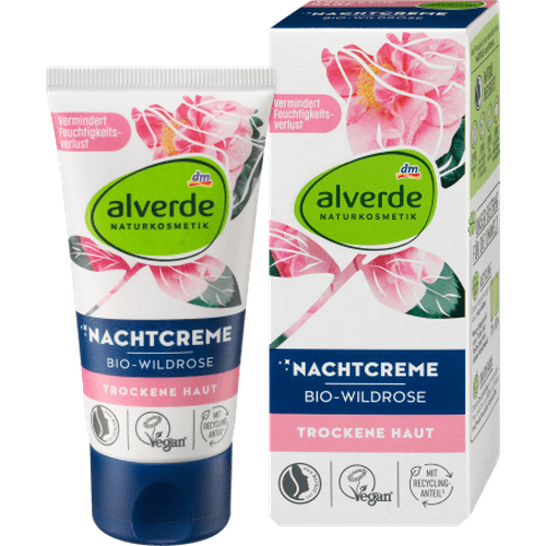 Nachtcreme Wildrose, 50 ml Balea, alverde NATURKOSMETIK, Nachtcreme, by alverde NATURKOSMETIK – Available at VivaVoss