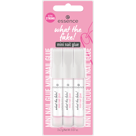 Nagelkleber What The Fake! Mini Nail Glue (3x2g) essence