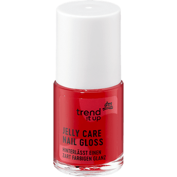 Nagelpflege Jelly Care Gloss 010 Bright Berry Red trend !t up