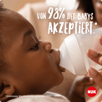 NUK Babyflasche aus Glas Perfect Match, weiß, ab 3. Monat, 230 ml, 1 St - VivaVoss