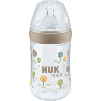 NUK Babyflasche for Nature, braun, 0 - 6 Monate, 260ml, 1 St - VivaVoss