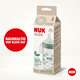 NUK Babyflasche for Nature, grün, 0 - 6 Monate, 260ml, 1 St - VivaVoss
