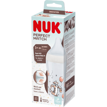 NUK Babyflasche Perfect Match Tigger, creme, ab 3 Monaten, 260 ml, 1 St - VivaVoss