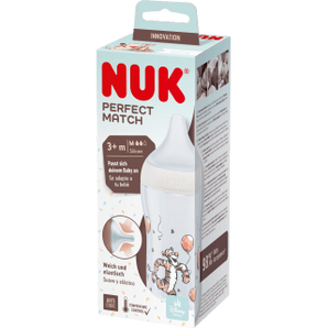 NUK Babyflasche Perfect Match Tigger, creme, ab 3 Monaten, 260 ml, 1 St - VivaVoss