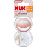 NUK Schnuller Mommy Feel Silikon, rosa/creme, Gr.1, 0 - 9 Monate, 2 St - VivaVoss