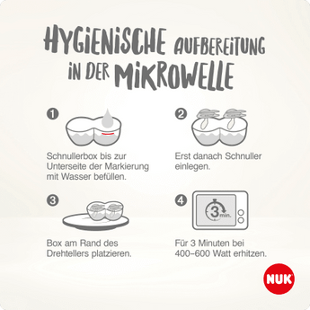 NUK Schnuller Mommy Feel Silikon, rosa/creme, Gr.1, 0 - 9 Monate, 2 St - VivaVoss