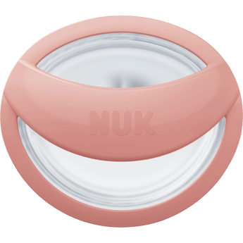 NUK Schnuller Mommy Feel Silikon, rosa/creme, Gr.1, 0 - 9 Monate, 2 St - VivaVoss