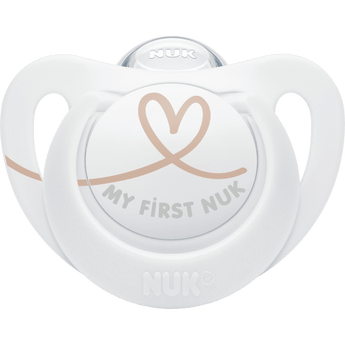 NUK Schnuller Star Silikon, blau/weiß, Gr.1, 0 - 6 Monate, 2 St - VivaVoss