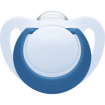 NUK Schnuller Star Silikon, türkis/blau, Gr.3, 18 - 36 Monate, 2 St - VivaVoss