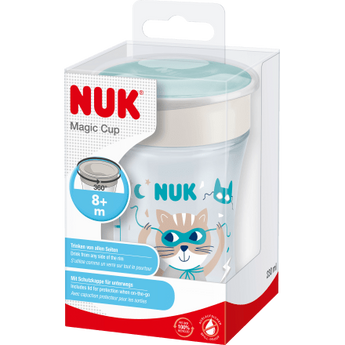 NUK Trinklernbecher Evolution Magic Cup türkis, 230 ml, 1 St - VivaVoss