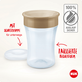 NUK Trinklernbecher Magic Cup Disney rot, 230 ml, 1 St - VivaVoss