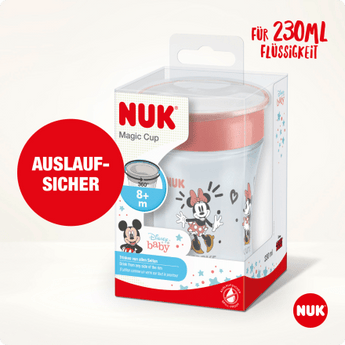 NUK Trinklernbecher Magic Cup Disney rot, 230 ml, 1 St - VivaVoss