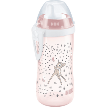 NUK Trinklernflasche Disney Bambi Kiddy Cup rosa, ab 12 Monate, 300ml, 1 St - VivaVoss