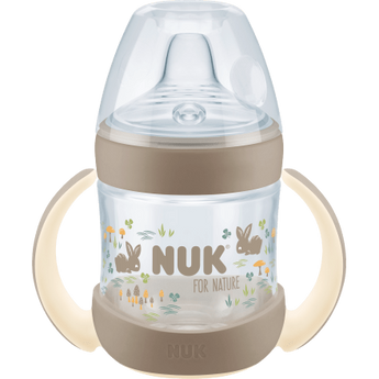 NUK Trinklernflasche for Nature, braun, ab 6.Monat, 150ml, 1 St - VivaVoss