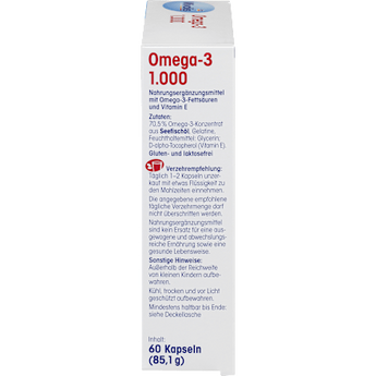 Omega-3 1000, Kapseln 60 St Mivolis