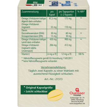 Omega - 3 1075 vegan 80 St, 61,2 g - VivaVoss