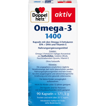 Omega - 3 1400 Kapseln 90 St, 171,3 g - VivaVoss