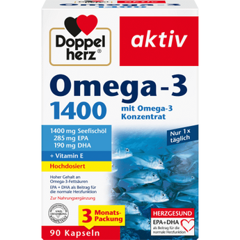 Omega - 3 1400 Kapseln 90 St, 171,3 g - VivaVoss