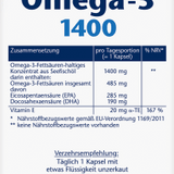 Omega - 3 1400 Kapseln 90 St, 171,3 g - VivaVoss