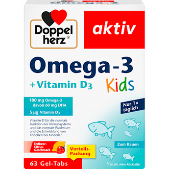 Omega - 3 Kids Gel - Tabs 63 St, 81,9 g - VivaVoss