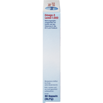 Omega - 3 Leinöl 1000, 30 St. - VivaVoss