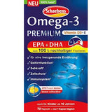 Omega-3 Premium Fischöl Kapseln 70 St Schaebens