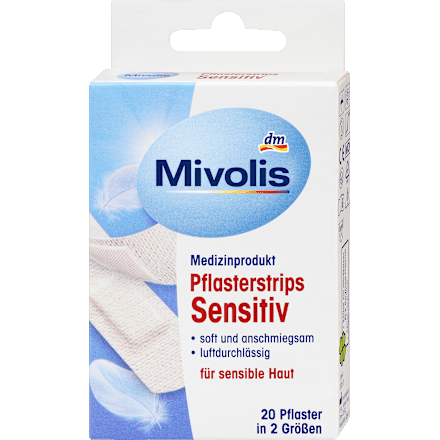 Pflasterstrips Sensitiv Mivolis