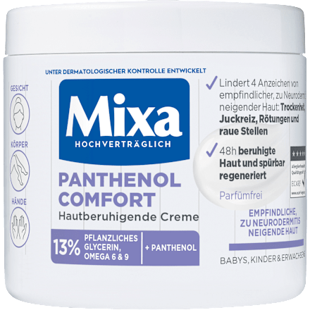 Pflegecreme Panthenol Comfort, 400 ml - VivaVoss