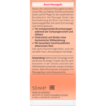 Pflegeöl Mama Brustmassage, 50 ml - VivaVoss