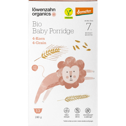 Porridge 4 - Korn ab dem 7. Monat, 240 g - VivaVoss