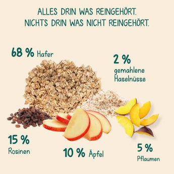 Porridge Kinder Hafer & Früchte ab dem 10.Monat, 400 g - VivaVoss