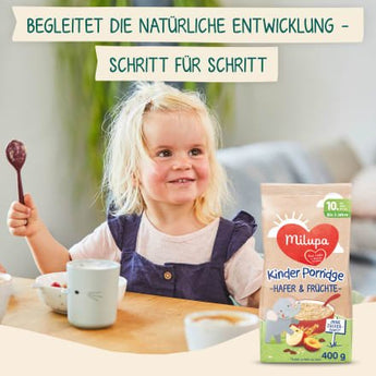 Porridge Kinder Hafer & Früchte ab dem 10.Monat, 400 g - VivaVoss