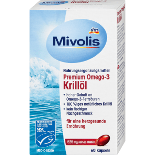 Premium Omega - 3 Krillöl, Kapseln 60 St, 45 g - VivaVoss