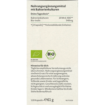 Probiona Kulturen Komplex Kapseln 120 St, 61 g - VivaVoss