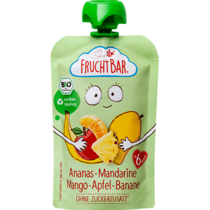 Quetschie Ananas - Mandarine - Mango - Apfel - Banane ab 6 Monaten, 100 g Quetschie by FruchtBar – Available at VivaVoss