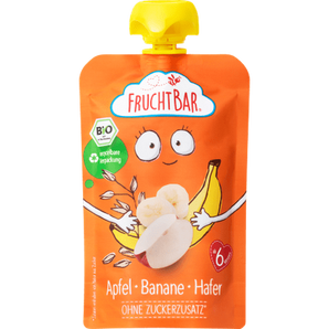 Quetschie Apfel - Banane - Hafer, ab 6 Monaten, 100 g Quetschie by FruchtBar – Available at VivaVoss