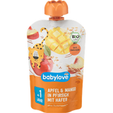 Quetschie Apfel & Mango in Pfirsich mit Hafer ab 1 Jahr, 100 g Quetschie by BabyLove – Available at VivaVoss
