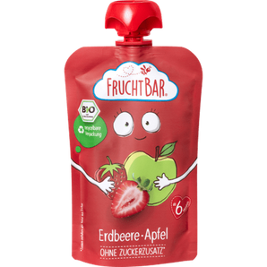 Quetschie Erdbeere Apfel ab 6 Monaten, 100 g Quetschie by FruchtBar – Available at VivaVoss