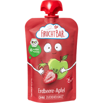 Quetschie Erdbeere Apfel ab 6 Monaten, 100 g Quetschie by FruchtBar – Available at VivaVoss
