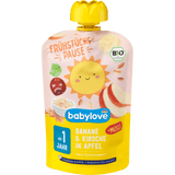 Quetschie Frühstückspause Apfel - Banane - Kirsch - Müsli recyclebar ab 1 Jahr, 100 g Quetschie by BabyLove – Available at VivaVoss