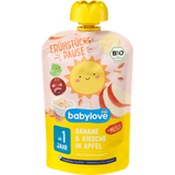 Quetschie Frühstückspause Apfel - Banane - Kirsch - Müsli recyclebar ab 1 Jahr, 100 g Quetschie by BabyLove – Available at VivaVoss