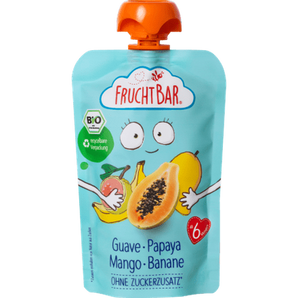 Quetschie Guave Papaya Mango Banane ab 6 Monaten, 100 g Quetschie by FruchtBar – Available at VivaVoss