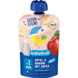 Quetschie Guten Abend Apfel - Banane - Hafer - Milch recyclebar ab 1 Jahr, 100 g Quetschie by BabyLove – Available at VivaVoss