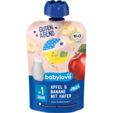 Quetschie Guten Abend Apfel - Banane - Hafer - Milch recyclebar ab 1 Jahr, 100 g Quetschie by BabyLove – Available at VivaVoss