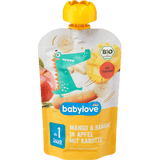 Quetschie Mango & Banane in Apfel mit Karotte ab 1 Jahr, 100 g Quetschie by BabyLove – Available at VivaVoss