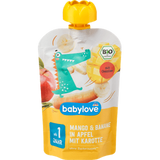 Quetschie Mango & Banane in Apfel mit Karotte ab 1 Jahr, 100 g Quetschie by BabyLove – Available at VivaVoss