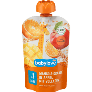 Quetschie Mango & Orange in Apfel mit Vollkorn..., 100 g Quetschie by BabyLove – Available at VivaVoss