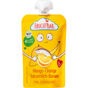 Quetschie Mango, Orange, Kokosmilch & Banane, ab 6 Monaten, 100 g Quetschie by FruchtBar – Available at VivaVoss