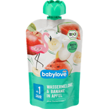 Quetschie Wassermelone & Banane in Apfel ab 1 Jahr, 100 g Quetschie by BabyLove – Available at VivaVoss